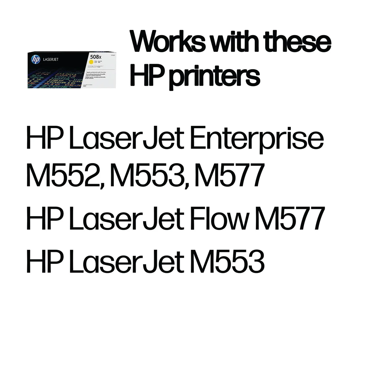 HP 508X Original LaserJet Toner Cartridge High Yield Yellow CF362X - Image 2