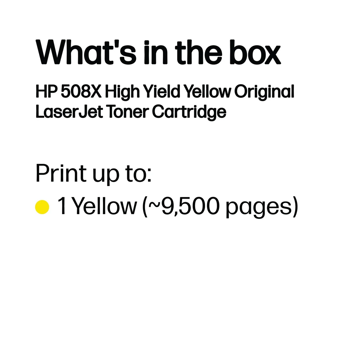 HP 508X Original LaserJet Toner Cartridge High Yield Yellow CF362X - Image 3