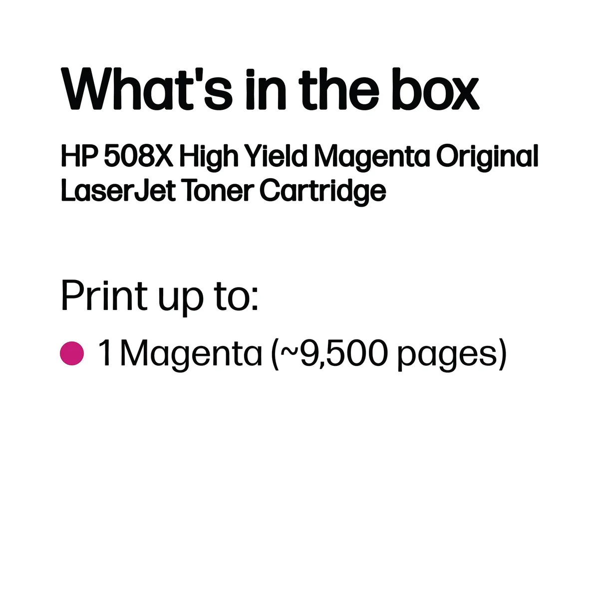 HP 508X Original LaserJet Toner Cartridge High Yield Magenta CF363X - Image 3
