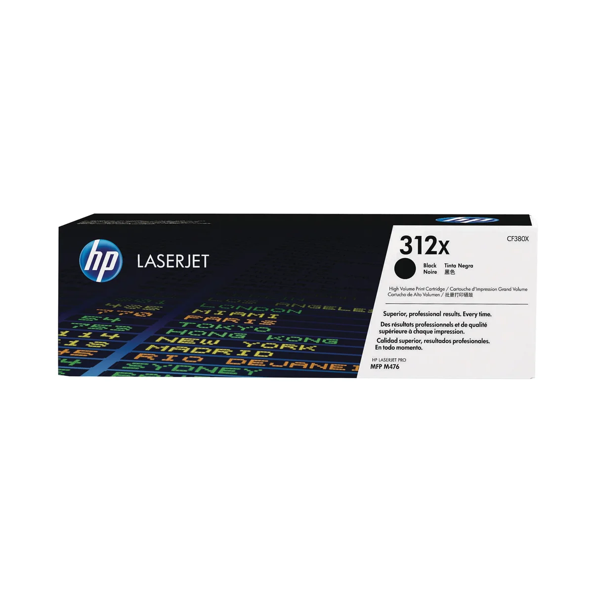 HP 312X Original LaserJet Toner Cartridge High Yield Black CF380X