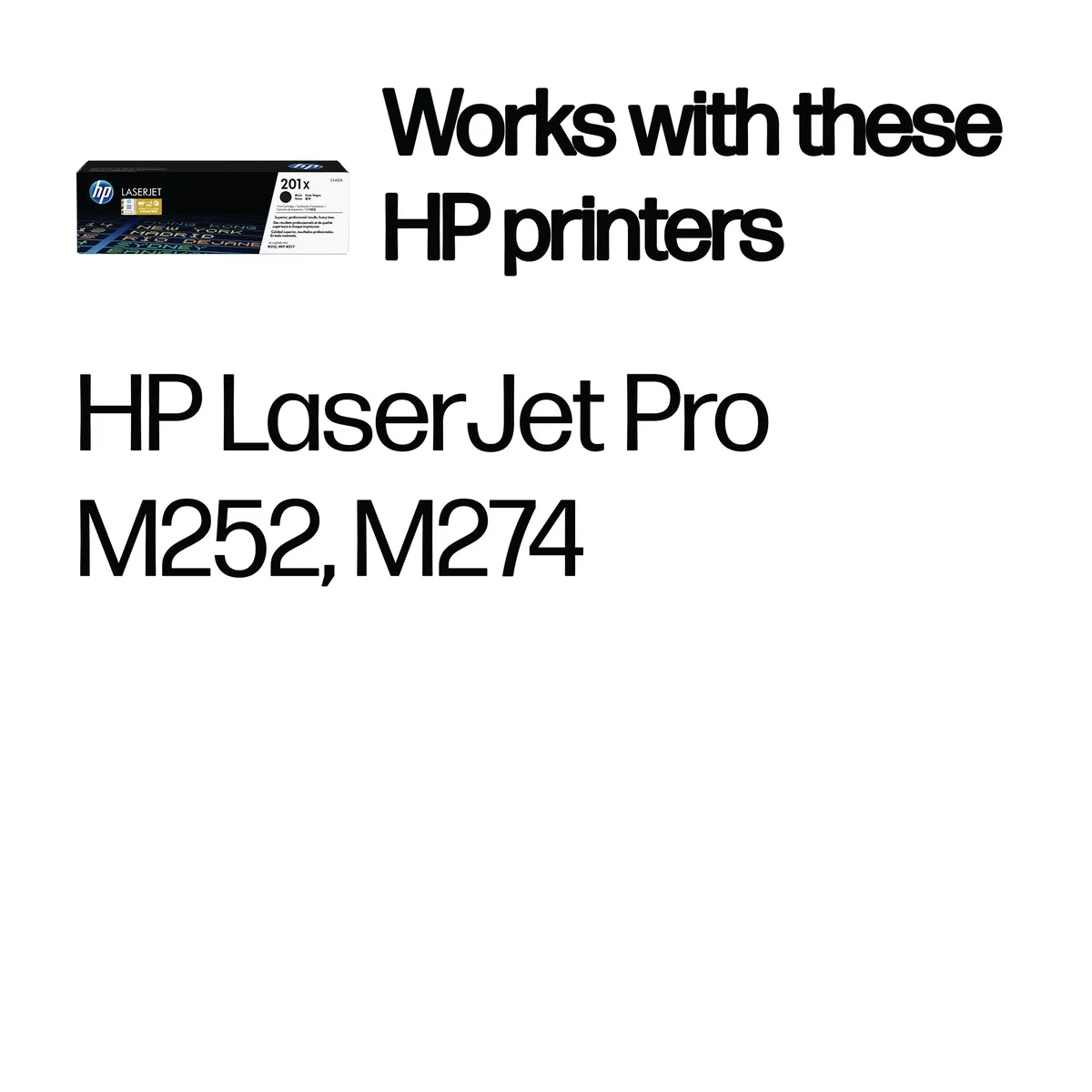 HP 201X Original LaserJet Toner Cartridge High Yield Black CF400X - Image 2