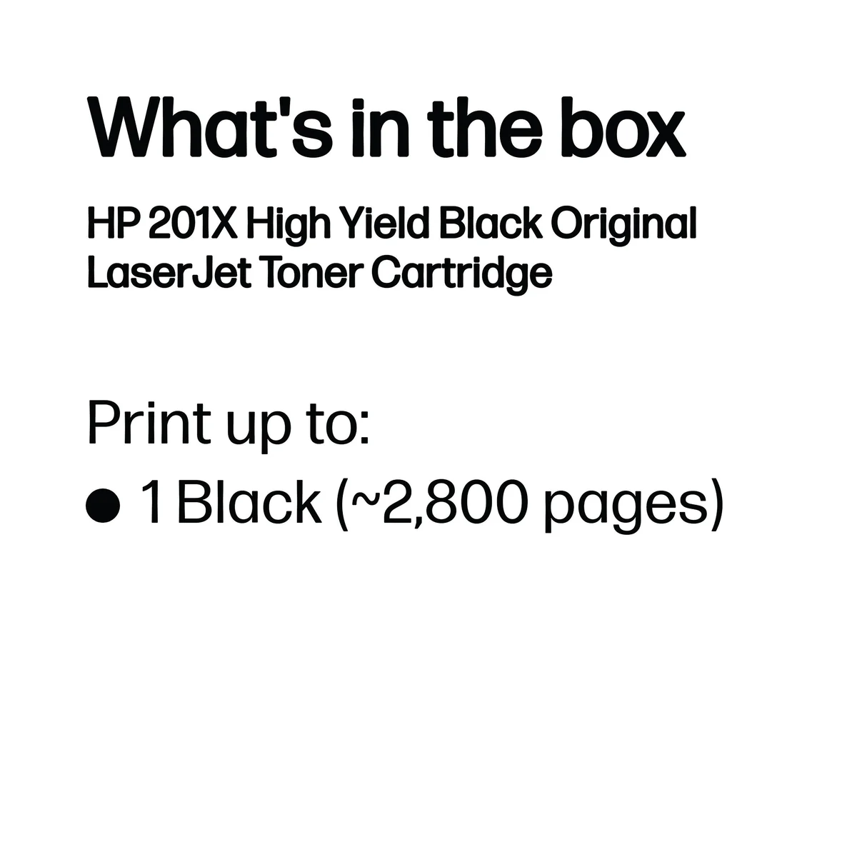 HP 201X Original LaserJet Toner Cartridge High Yield Black CF400X - Image 3
