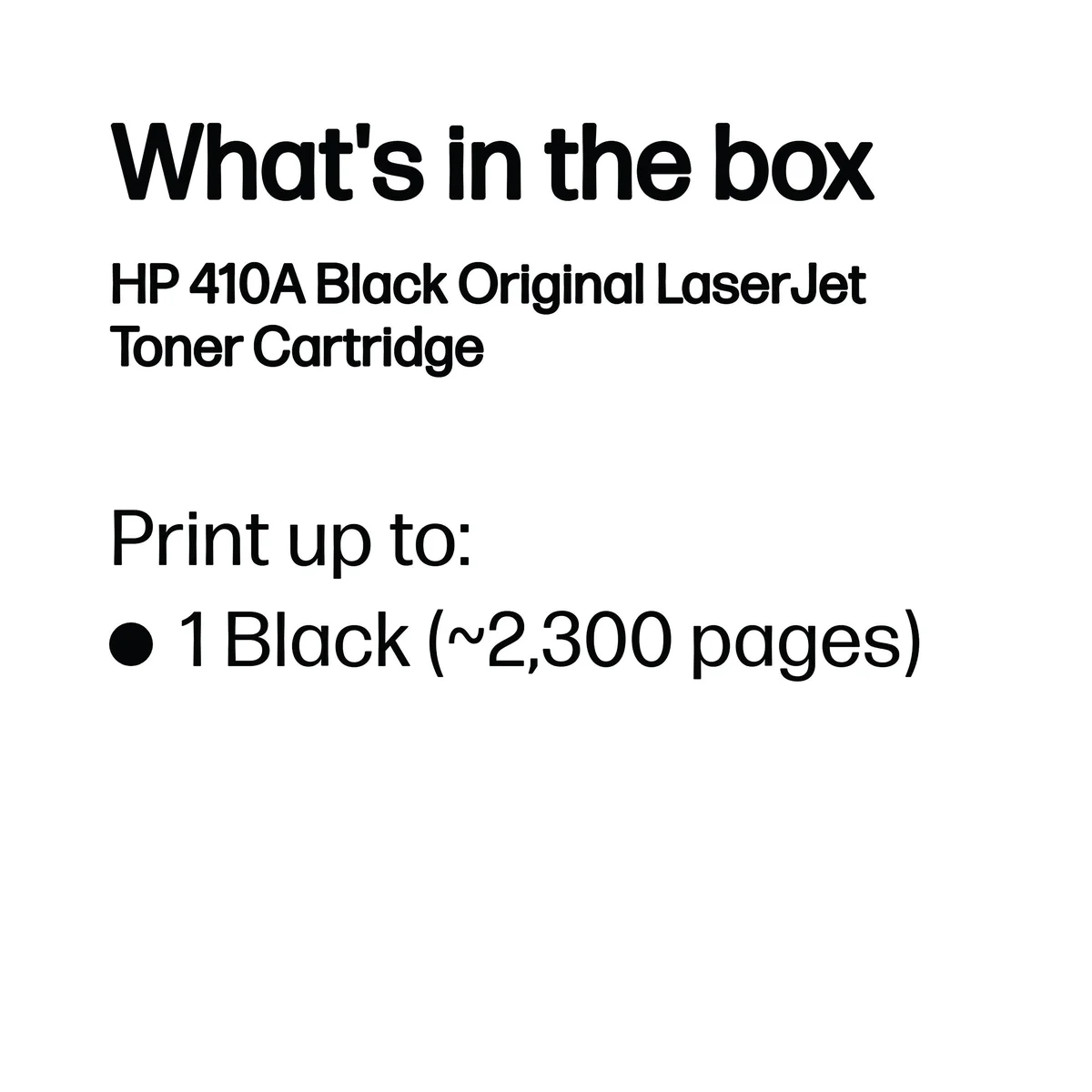 HP 410A Original LaserJet Toner Cartridge Black CF410A - Image 3