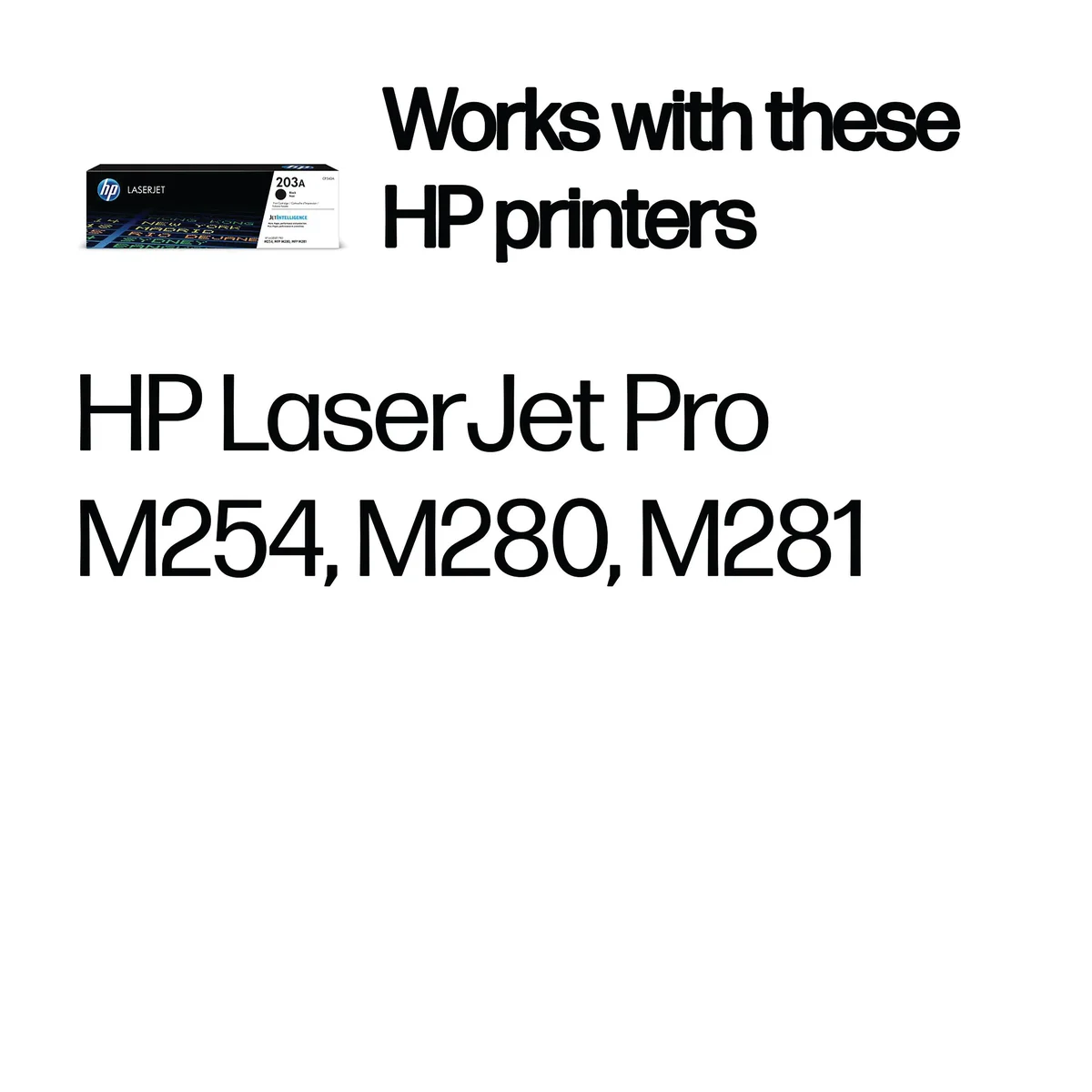HP 203A Original LaserJet Toner Cartridge Black CF540A - Image 2