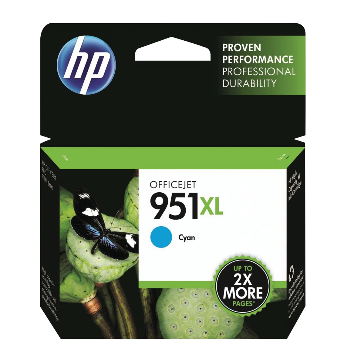 HP 951XL Original Ink Cartridge High Yield Cyan CN046AE - Image 1