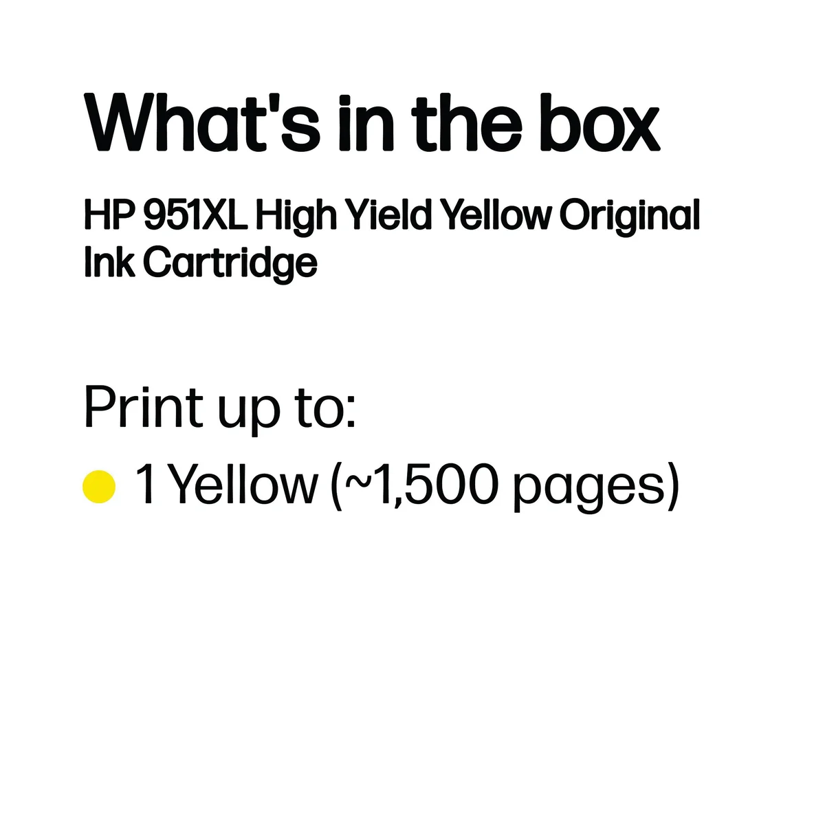 HP 951XL Original Ink Cartridge High Yield Yellow CN048AE - Image 3