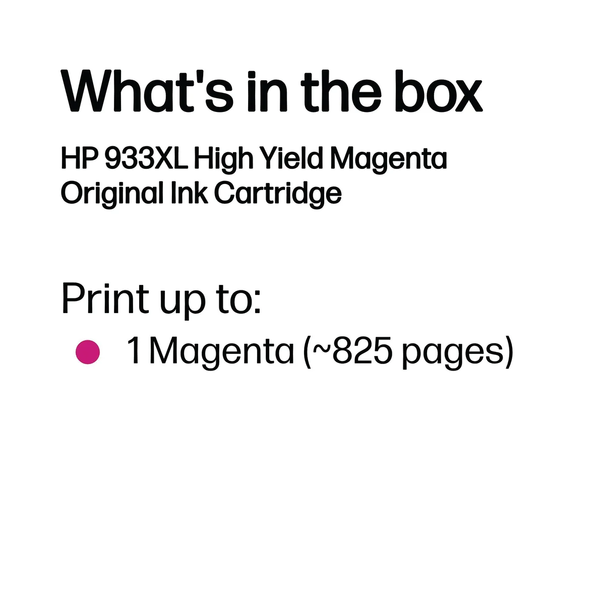 HP 933XL Original Ink Cartridge High Yield Magenta CN055AE - Image 3