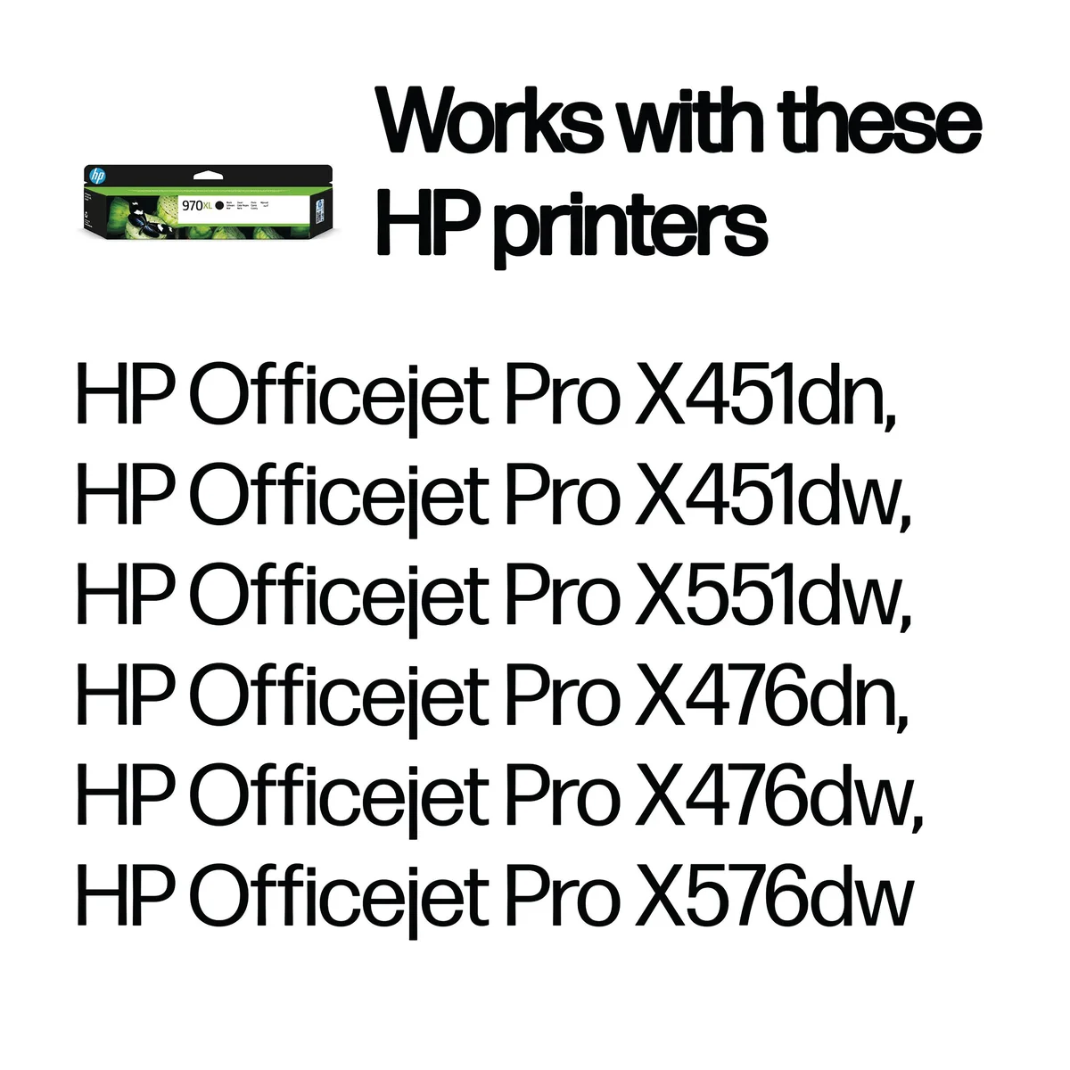HP 970XL Original Ink Cartridge High Yield Black CN625AE - Image 2