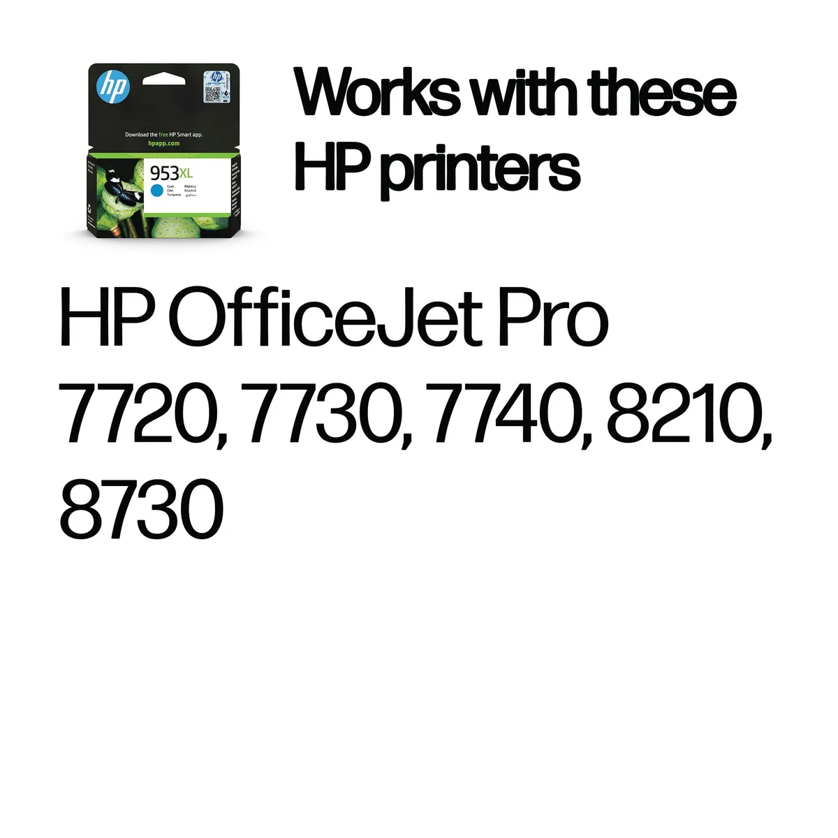 HP 953XL Original Ink Cartridge High Yield Cyan F6U16AE - Image 2