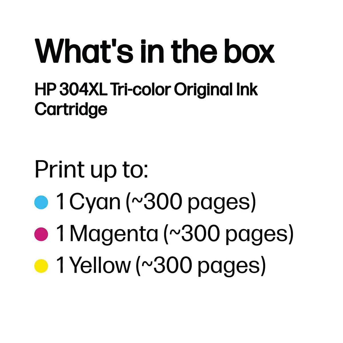 HP 304XL Original Ink Cartridge High Yield Tri-color N9K07AE#BGX - Image 3