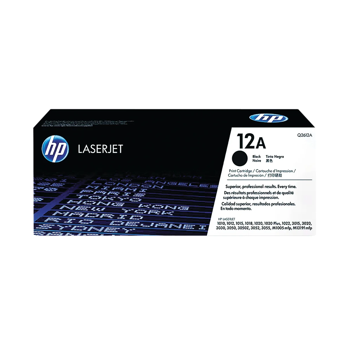 HP 12A Original LaserJet Toner Cartridge Black Q2612A