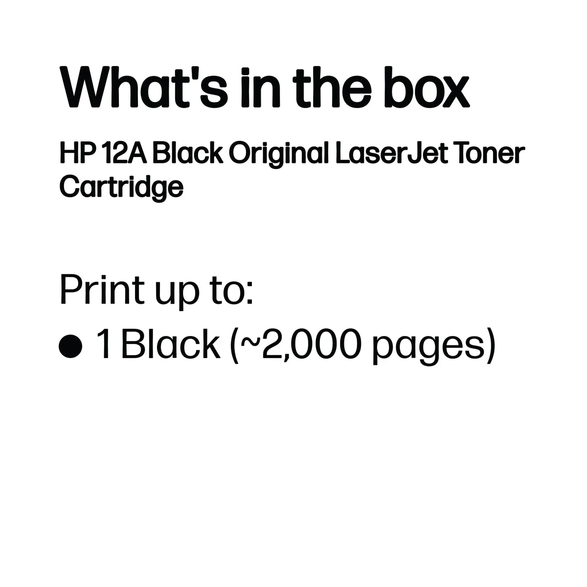 HP 12A Original LaserJet Toner Cartridge Black Q2612A - Image 3