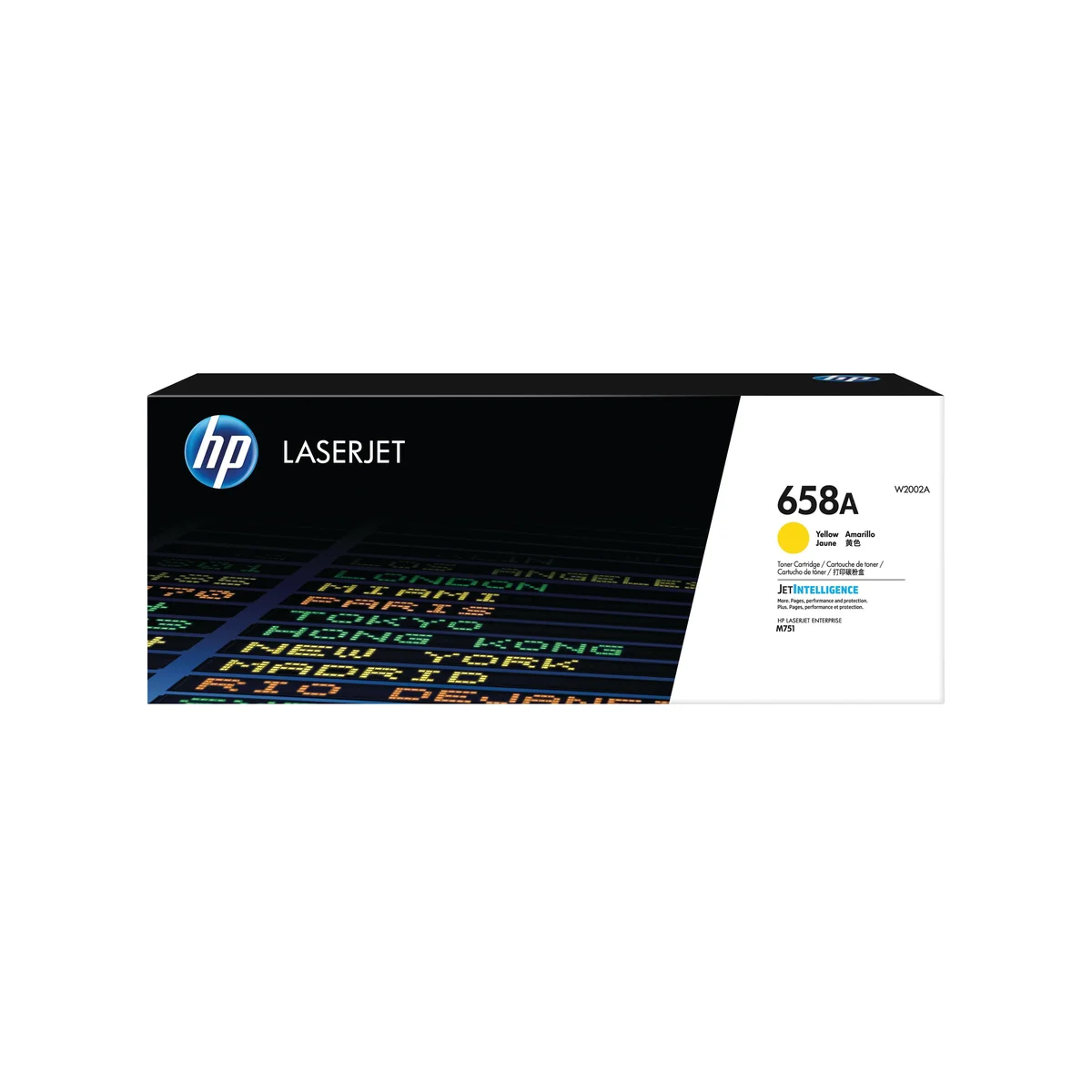 HP 658A Original LaserJet Toner Cartridge Yellow W2002A - Image 1
