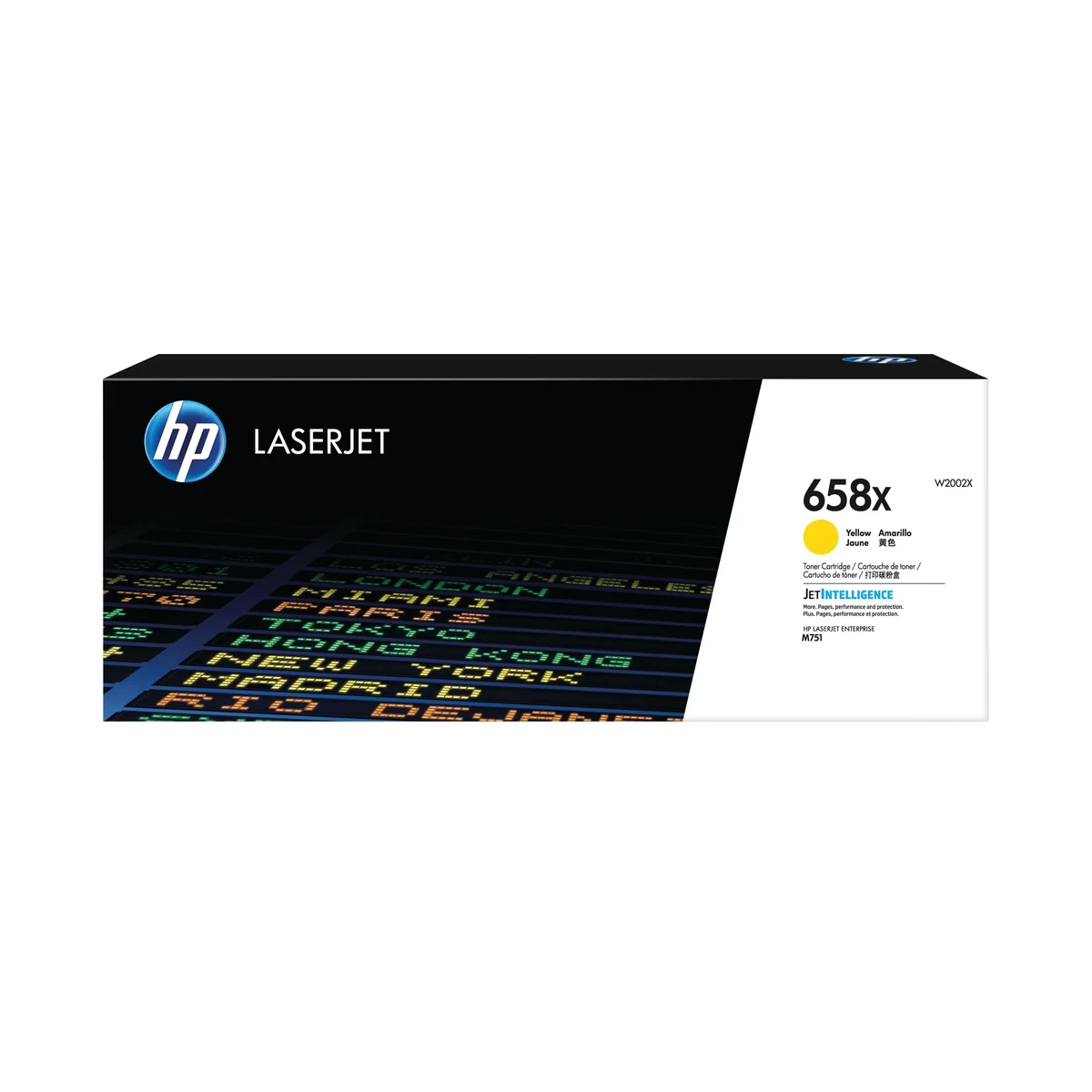 HP 658X Original LaserJet Toner Cartridge High Yield Yellow W2002X - Image 1