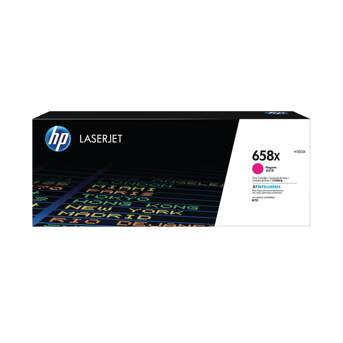 HP 658X Original LaserJet Toner Cartridge High Yield Magenta W2003X - Image 1