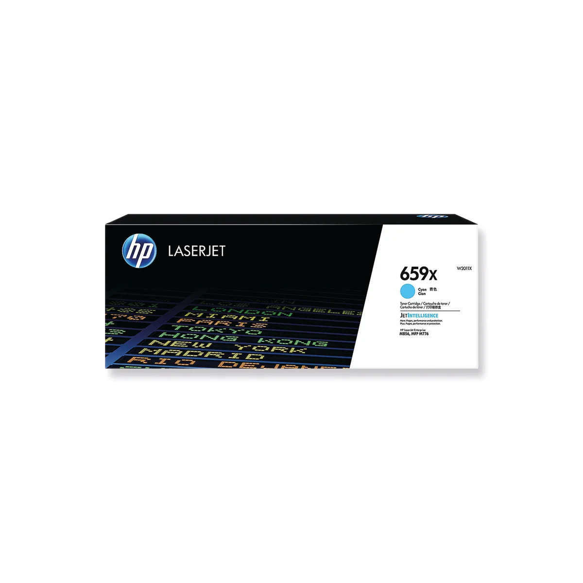 HP 659X Original LaserJet Toner Cartridge High Yield Cyan W2011X - Image 1