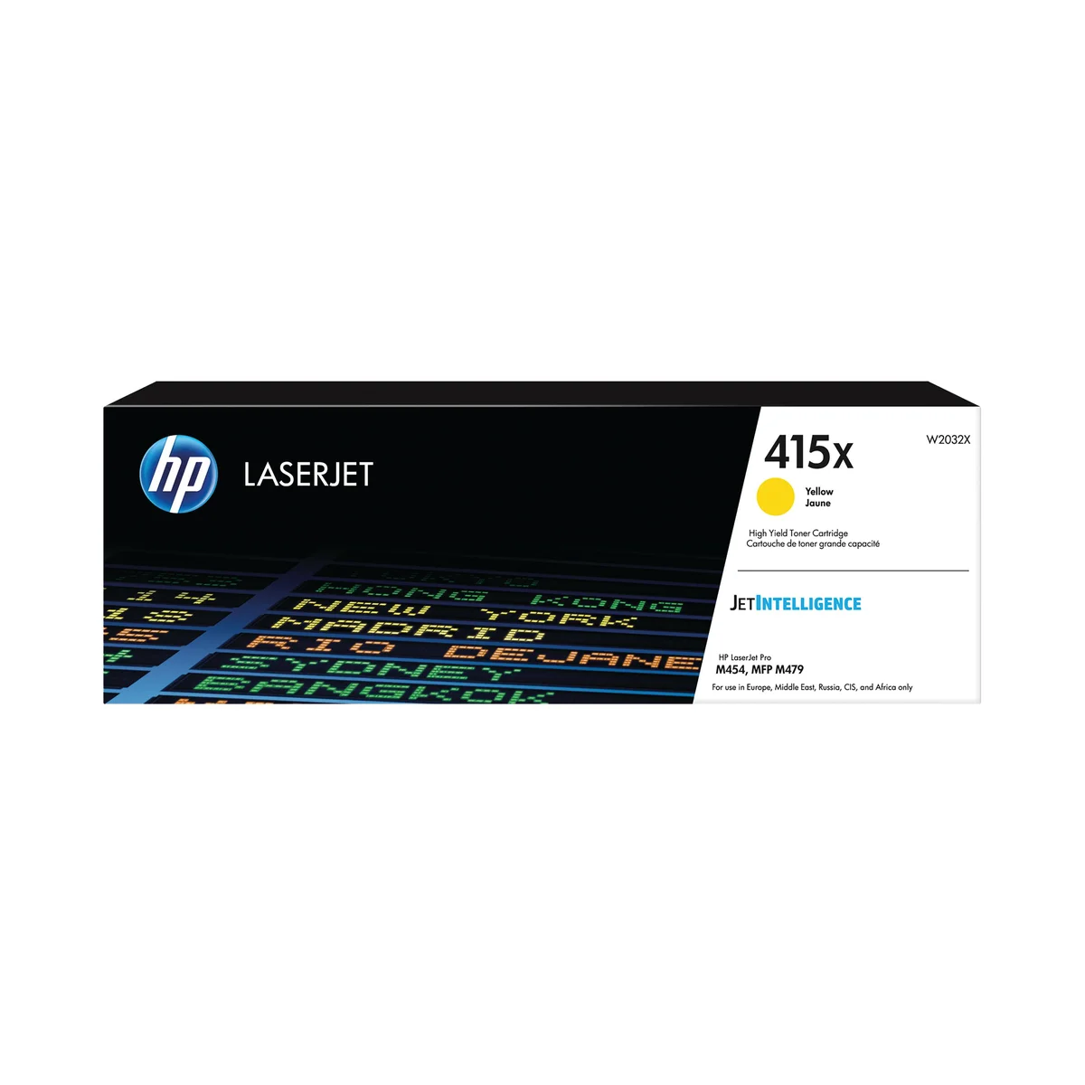 HP 415X Original LaserJet Toner Cartridge High Yield Yellow W2032X - Image 1