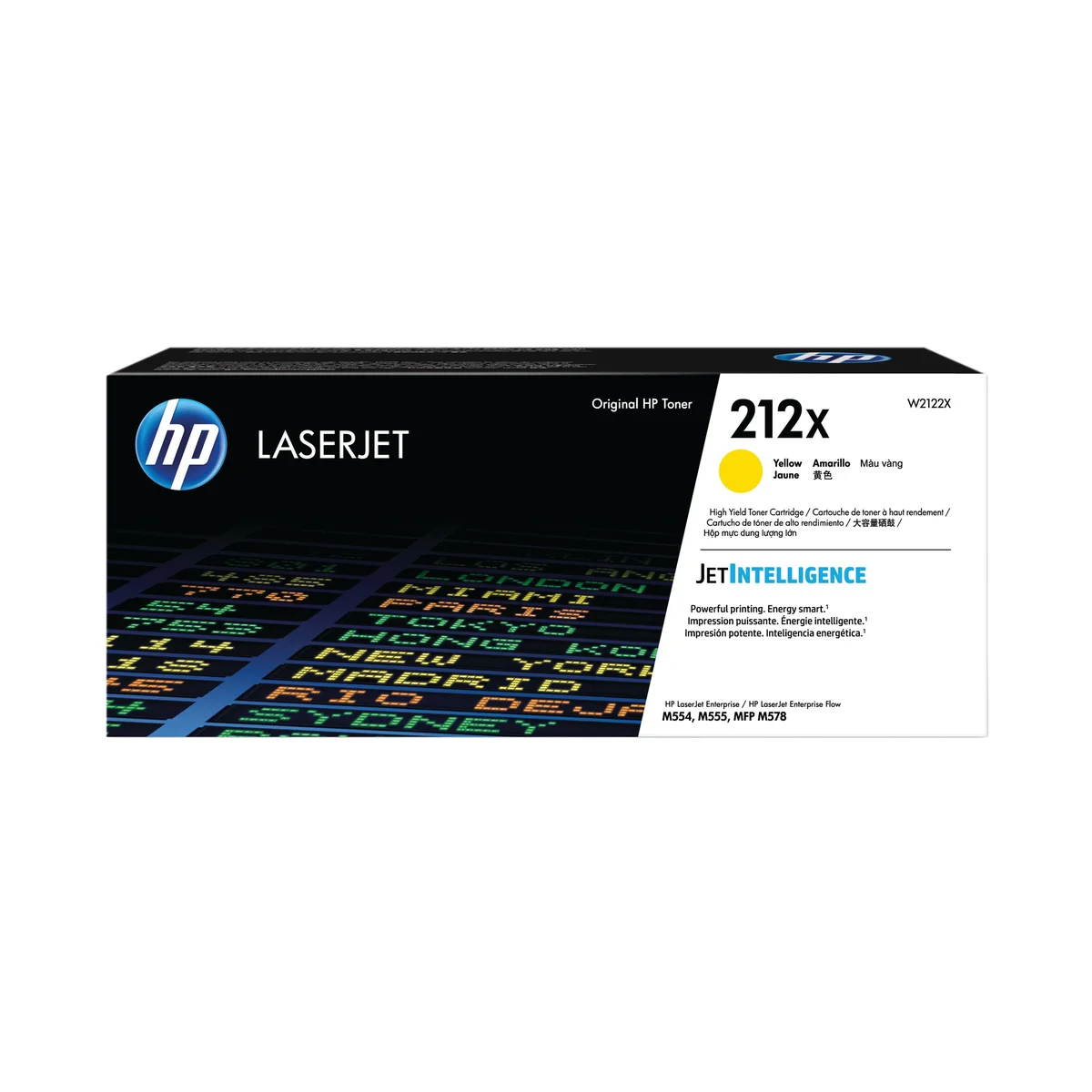 HP 212X Original LaserJet Toner Cartridge High Yield Yellow W2122X