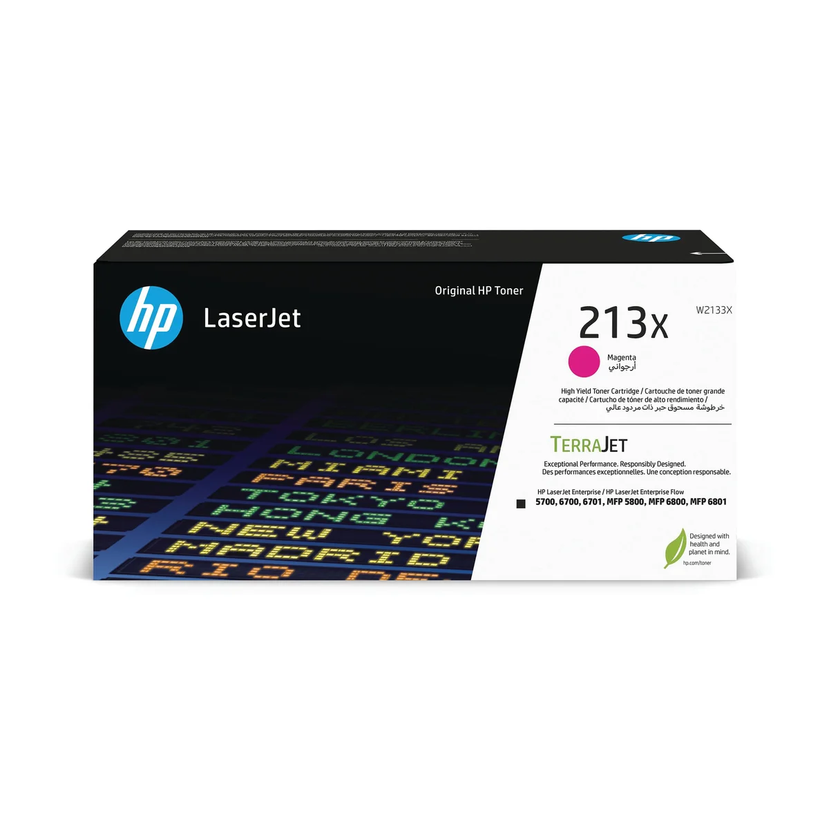 HP 213X Original LaserJet Toner Cartridge High Yield Magenta W2133X - Image 1