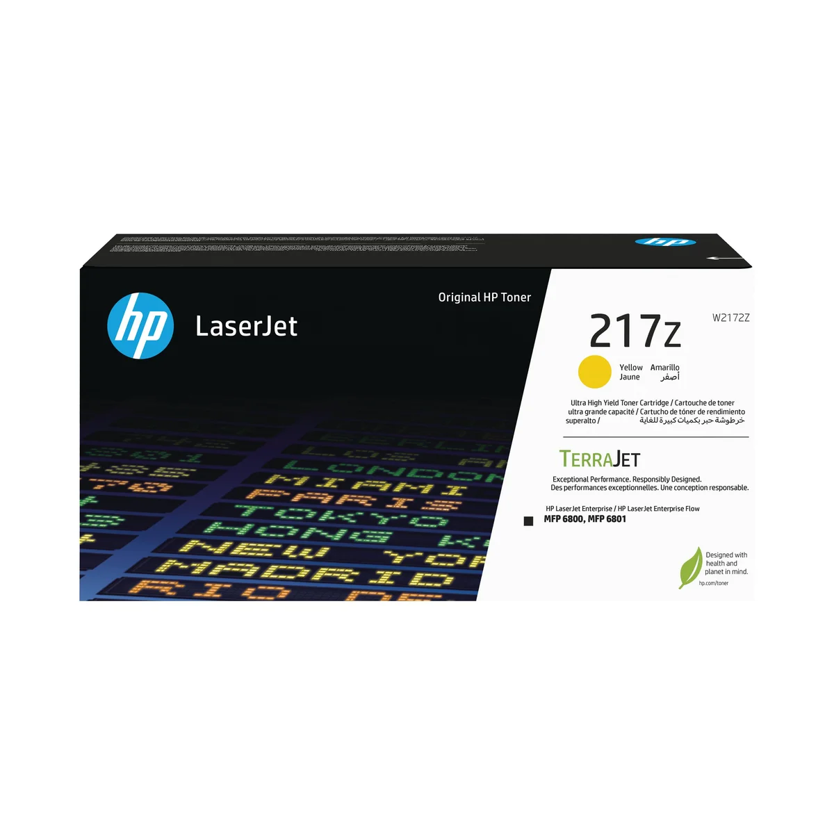 HP 217Z Original LaserJet Toner Cartridge Ultra High Yield Yellow W2172Z - Image 1