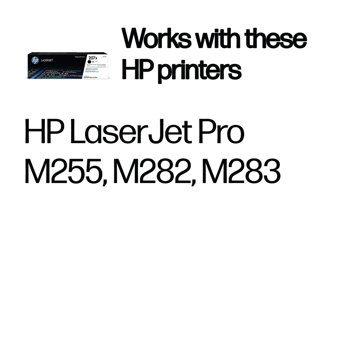 HP 207X Original LaserJet Toner Cartridge High Yield Black W2210X - Image 2