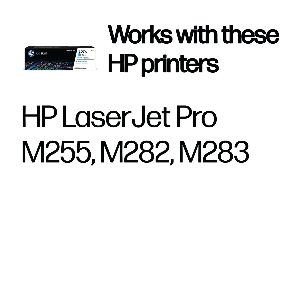 HP 207A Original LaserJet Toner Cartridge Cyan W2211A - Image 2