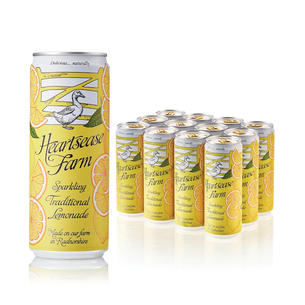 Heartsease Farm Sparkling Traditional Lemonade 330ml (Pack of 12) C-HF3SPLE/12 - Image 2