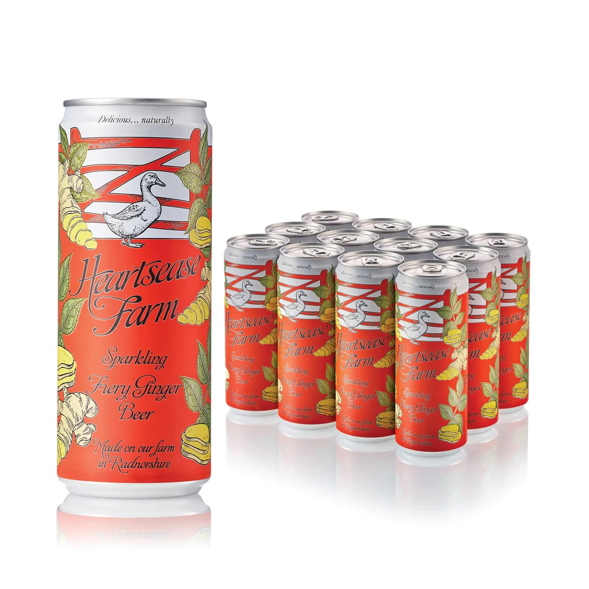 Heartsease Farm Sparkling Ginger Beer 330ml (Pack of 12) C-HF3SPGB/12 - Image 2