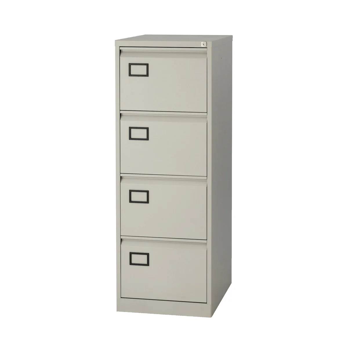Bisley 4 Drawer Standard Filing Cabinet Goose Grey A0C4 - Image 2
