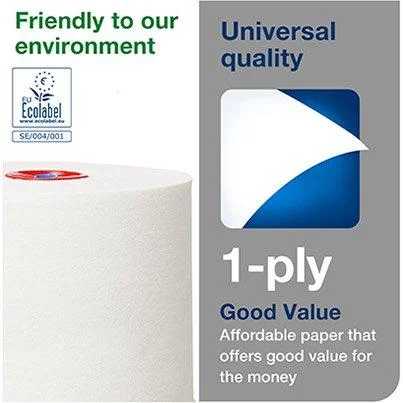 Tork Universal T6 White Mid-Size Toilet Roll 135m (Pack of 27) - Image 3