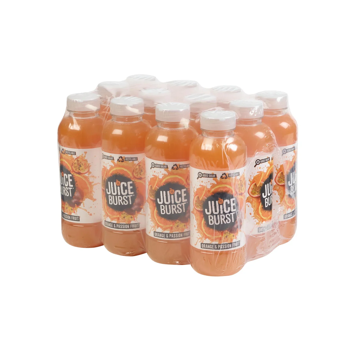 Juice Burst Orange and Passion Fruit 500ml (Pack of 12) JBRSTORGPAS500ML - Image 2