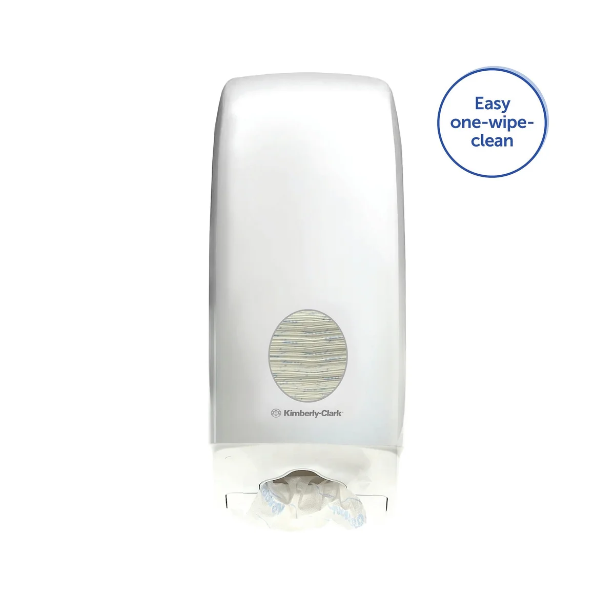 Aquarius Folded Toilet Tissue Dispenser Single Sheet Dispenser White 6946 - Image 3