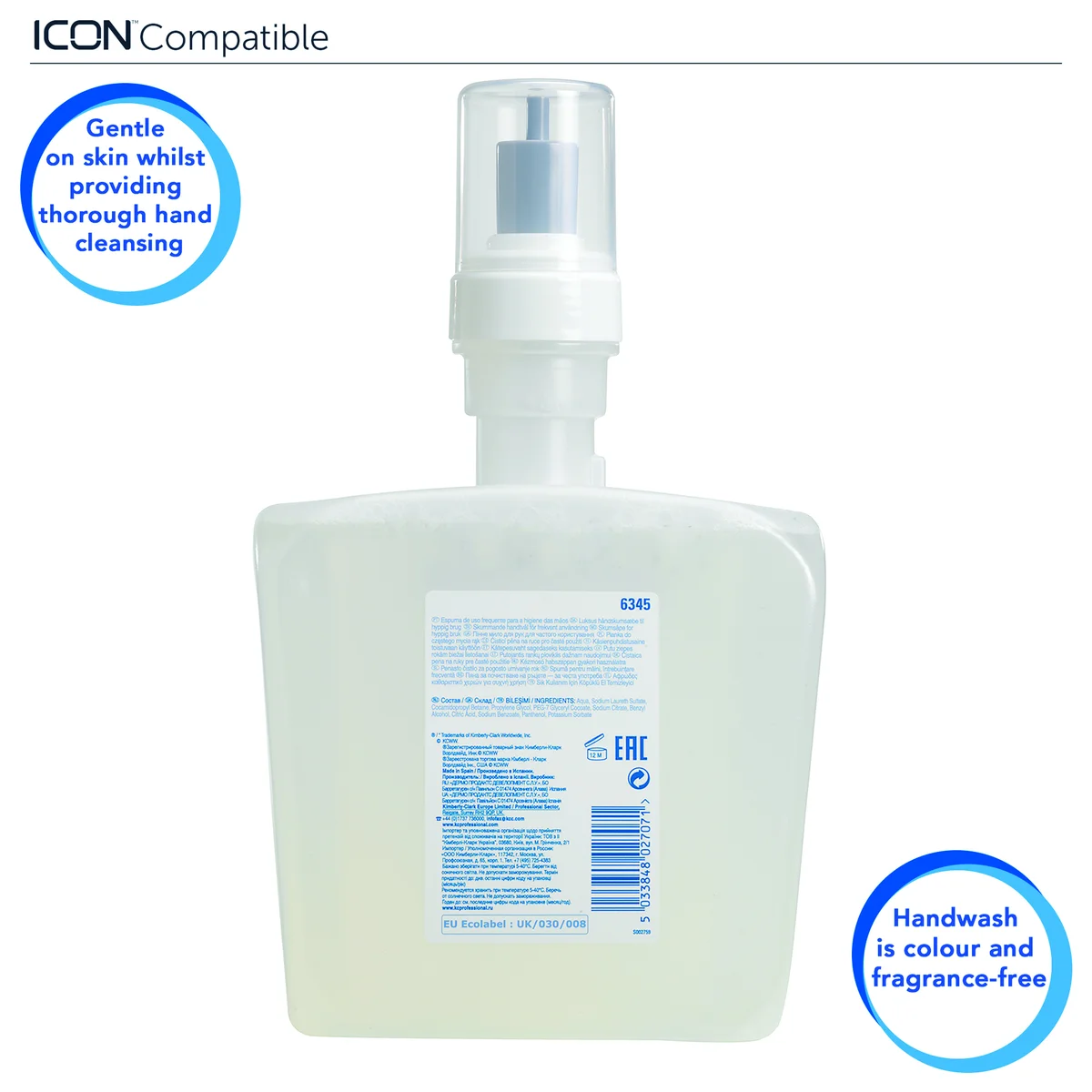 Scott Control Foam Frequent Use Hand Cleanser 1.2 Litre Refill Unscented (Pack of 4) 6345 - Image 4