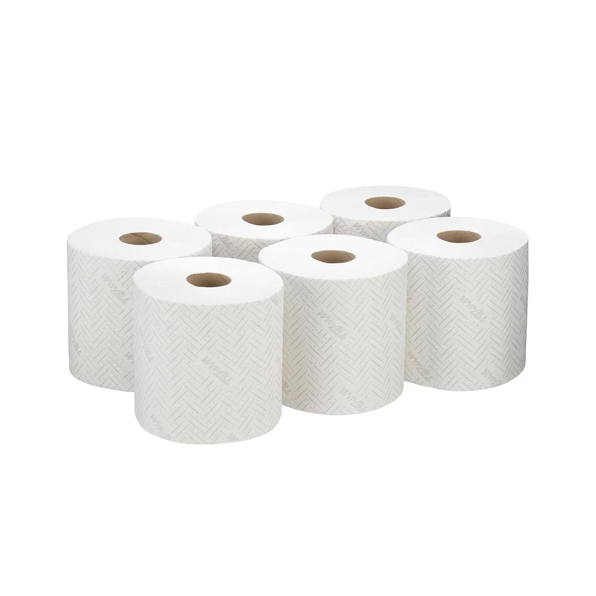 Wypall L20 Medium Duty Cleaning Paper Wipes Centrefeed Roll 2-Ply x400 Wipes White (Pack of 6) 7278 - Image 2