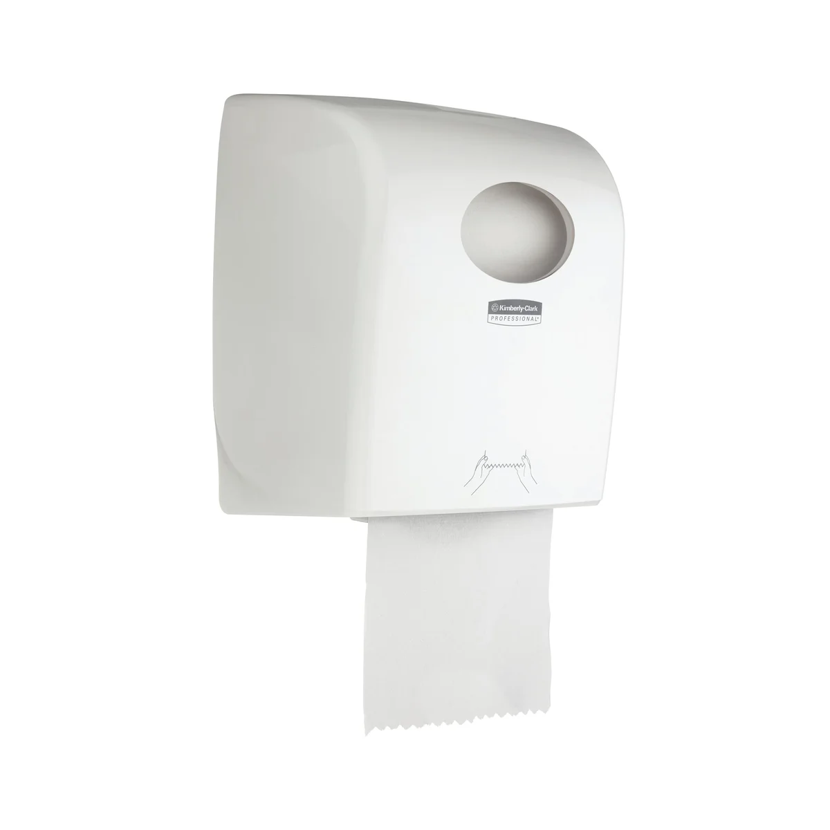 Aquarius Rolled Hand Paper Towel Dispenser White 7375 - Image 2