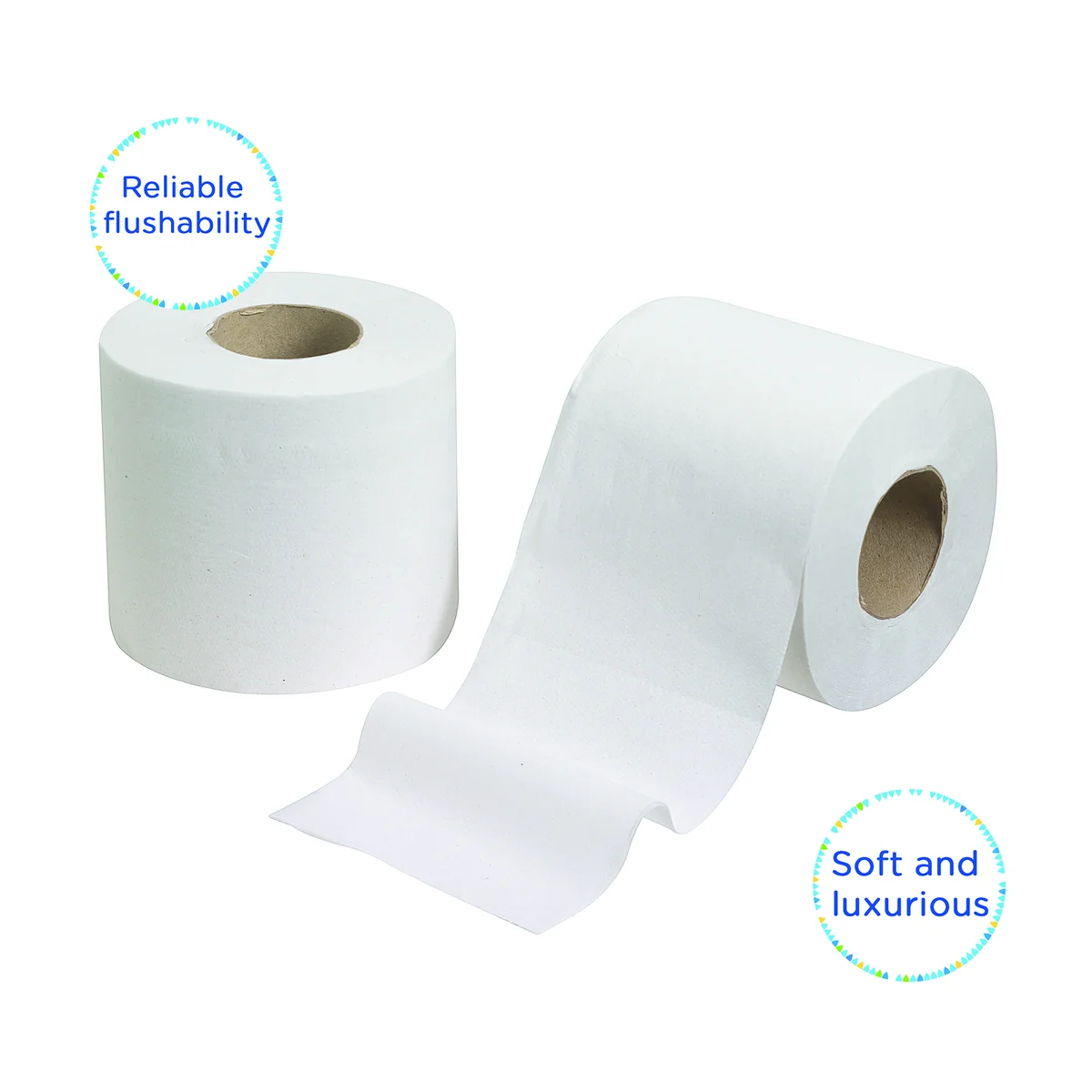 Kleenex Standard Paper Toilet Roll 2-Ply x210 Sheets 2 Rolls x18 White (Pack of 36) 8477 - Image 4
