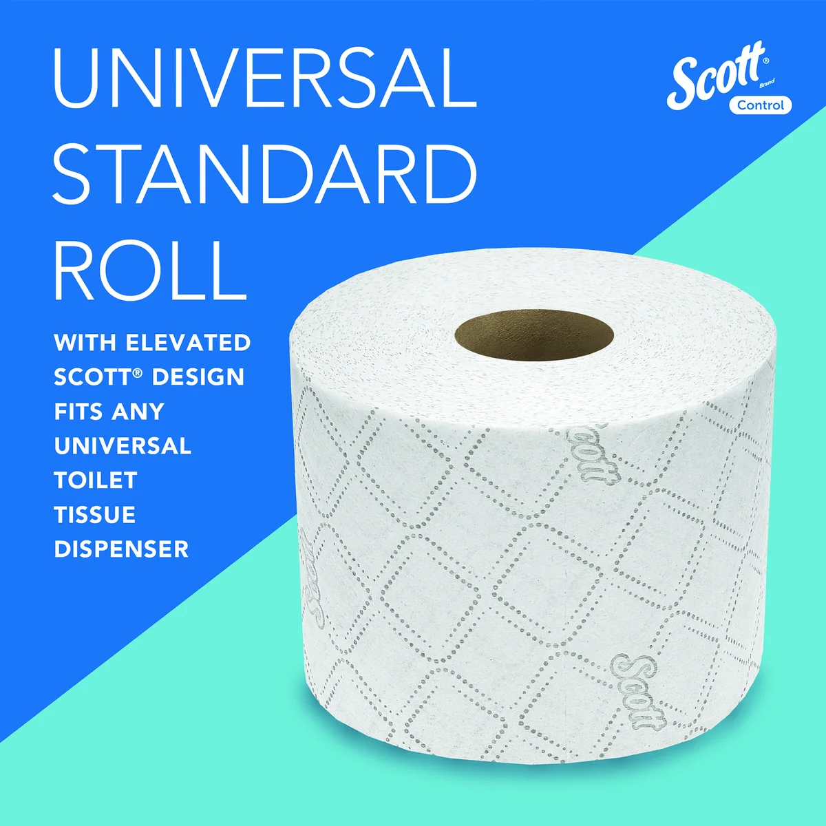 Scott Control Standard Toilet Tissue 3-Ply x300 Sheets per Roll White (Pack of 30) 8558 - Image 4
