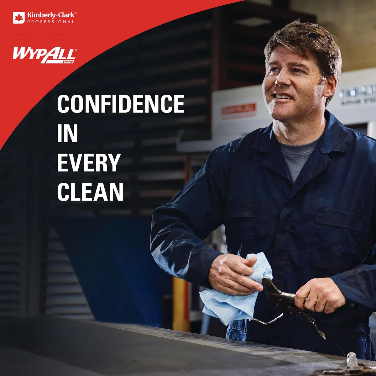 Wypall X70 Power Clean Medium Duty Cloths Midi Cleaning Wiper Roll x215 Cloths Blue 8251 - Image 3