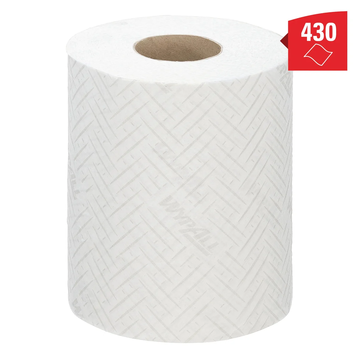 Wypall L10 Light Duty Food and Hygiene Centrefeed Paper Roll 1-Ply x430 White (Pack of 6) 6222 - Image 3