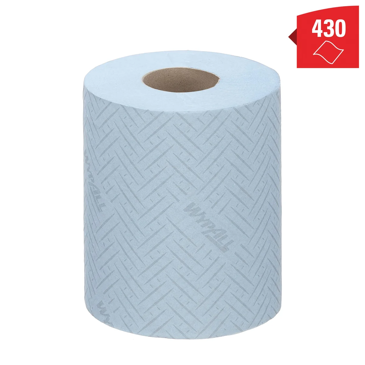 Wypall L10 Food and Hygiene Centrefeed Paper Roll 1-Ply x430 Sheets Blue (Pack of 6) 6223 - Image 3