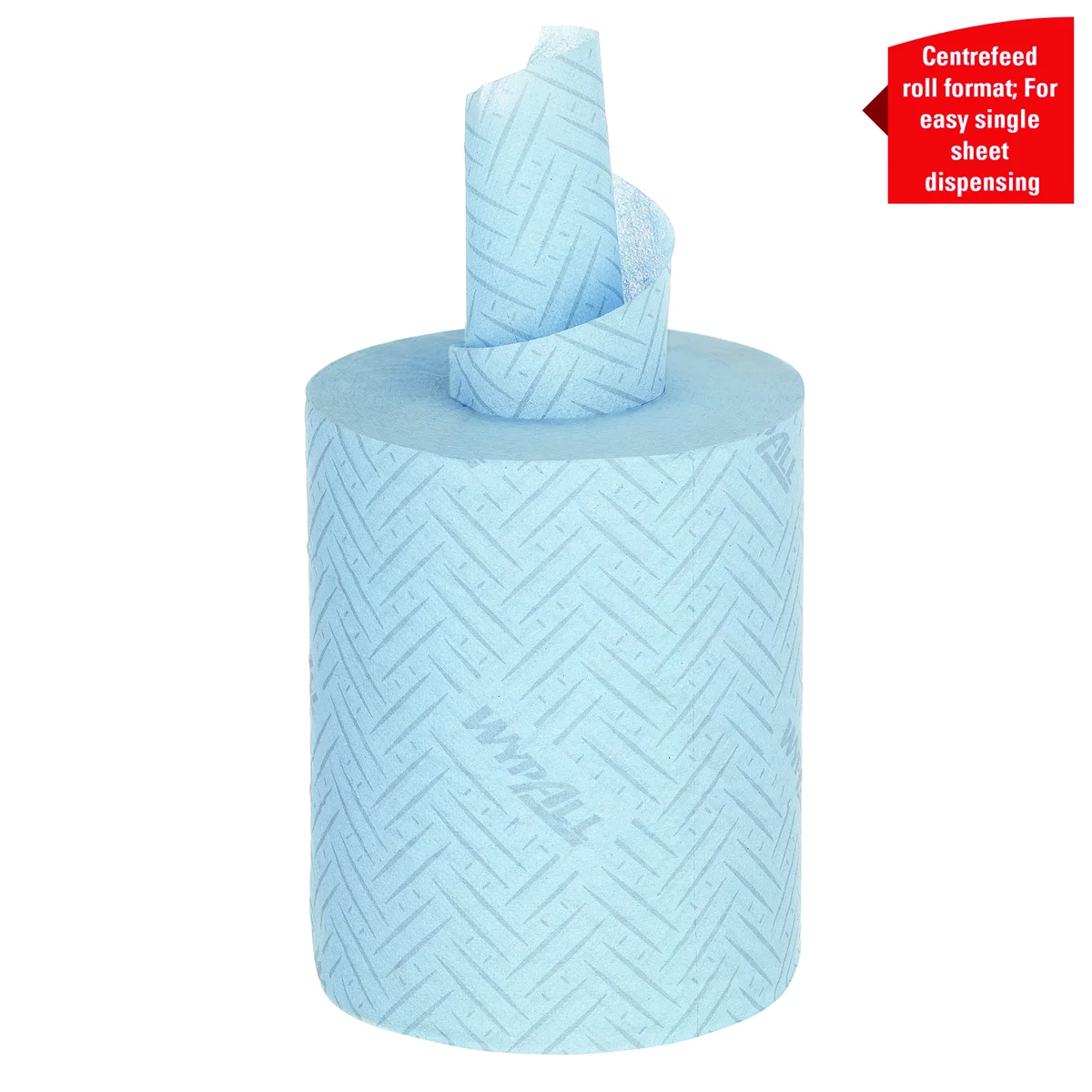 Wypall L10 Food and Hygiene Centrefeed Paper Roll 1-Ply x430 Sheets Blue (Pack of 6) 6223 - Image 4