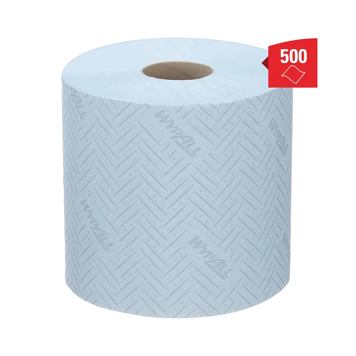 Wypall General Clean L10 Service and Retail Wiping Paper Roll 1-Ply x500 Blue (Pack of 6) 7407 - Image 3