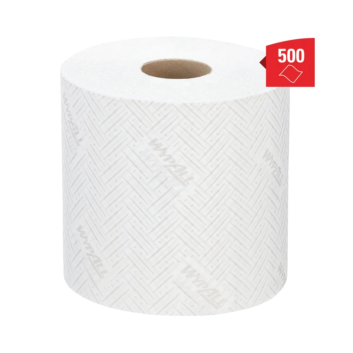 Wypall General Clean L10 Service and Retail Wiping Paper Roll 1-Ply x500 White (Pack of 6) 7406 - Image 3