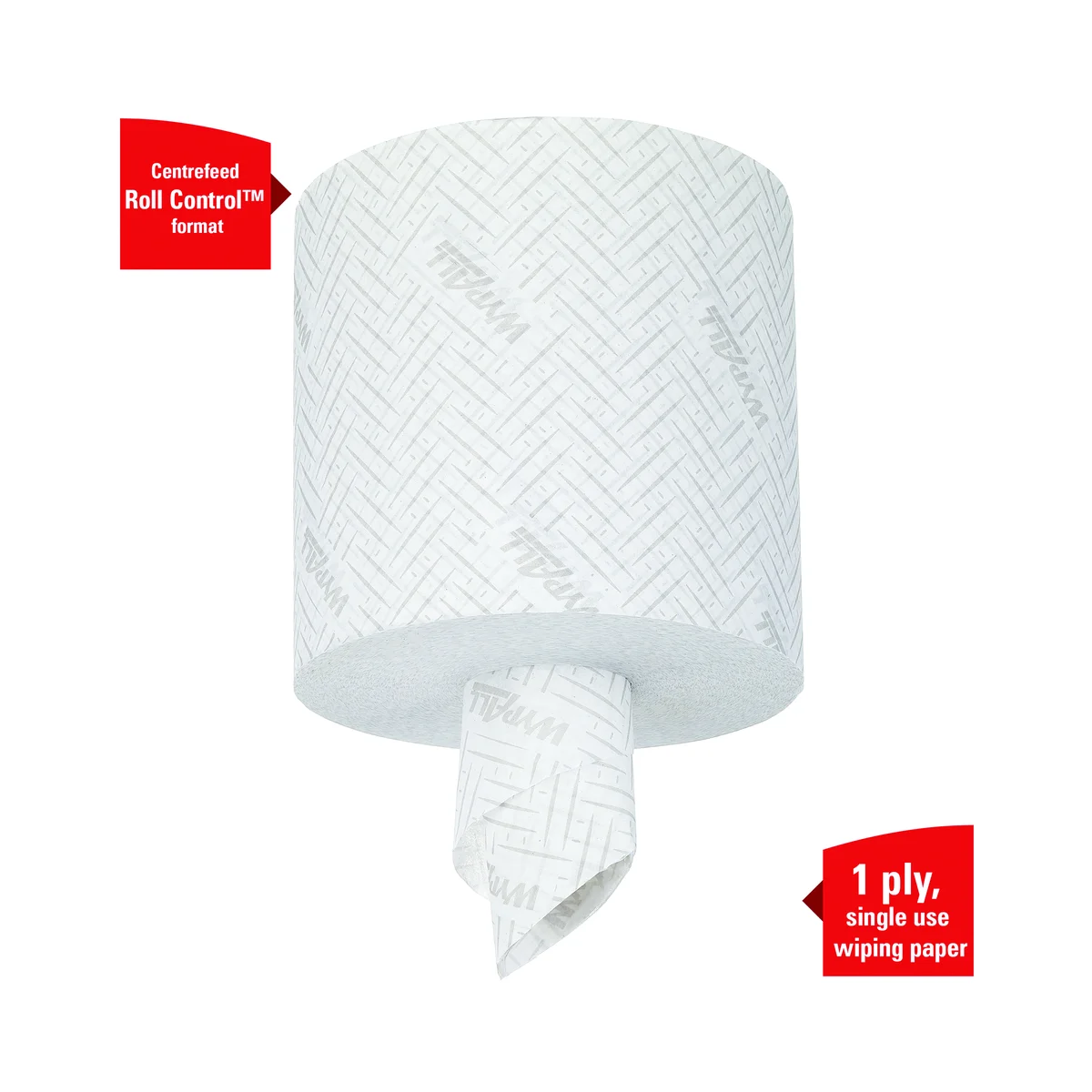 Wypall General Clean L10 Service and Retail Wiping Paper Roll 1-Ply x500 White (Pack of 6) 7406 - Image 4
