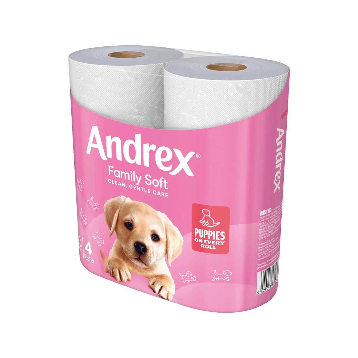 Andrex Family Soft Toilet Roll 2-Ply 170 Sheets per Roll 6x4 (Pack of 24) 4490863 - Image 2