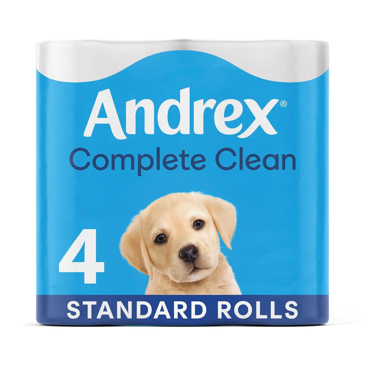 Andrex Complete Clean Toilet Tissue 2-Ply Standard 4x6 Rolls White (Pack of 24) 4480125 - Image 2