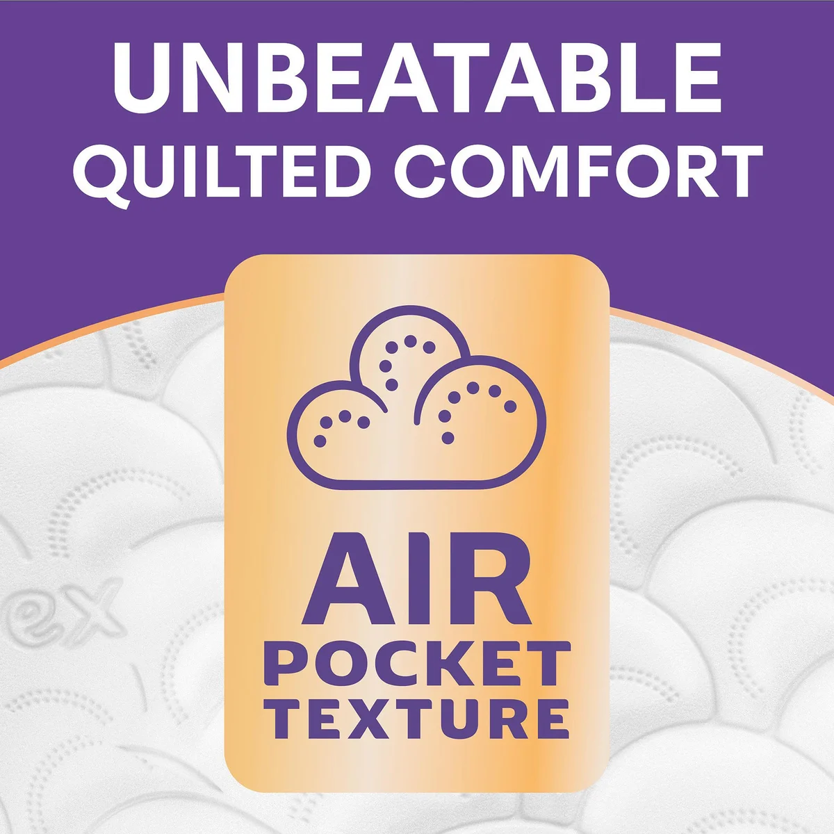 Andrex Ultimate Quilts Toilet Roll 3-Ply 115 Sheets per Roll (Pack of 24) 4475901 - Image 3