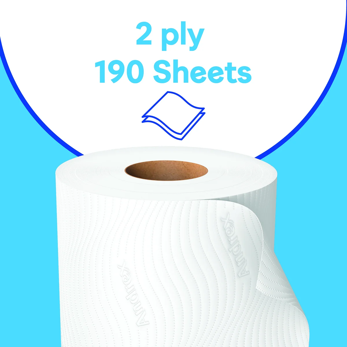Andrex Complete Clean Mega Toilet Roll 2-Ply 290 Sheets per Roll (Pack of 12) 4982014 - Image 4