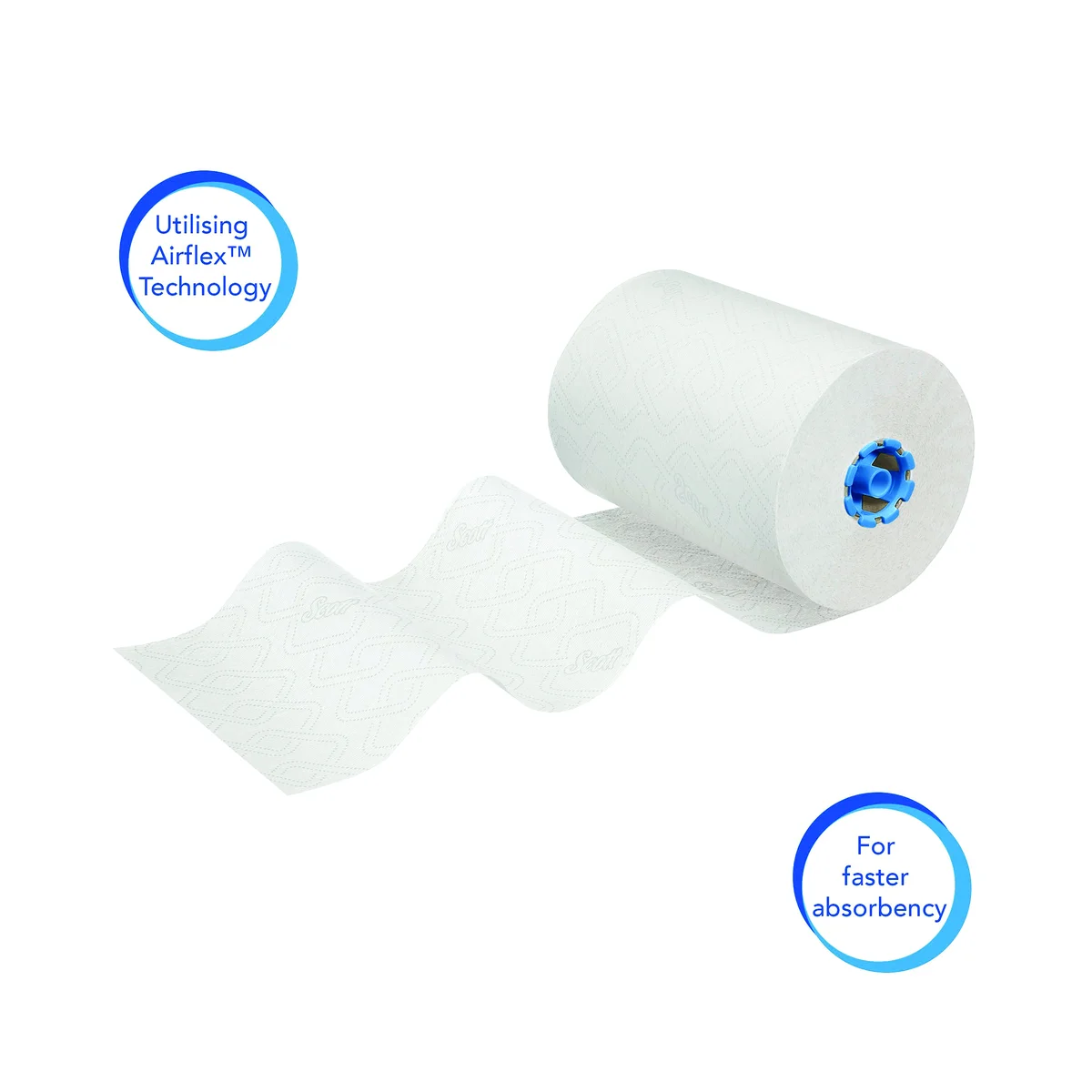Scott Essential Paper Hand Towel Roll 1-Ply E-Roll Large 380m Long White (Pack of 6) 6638 - Image 4