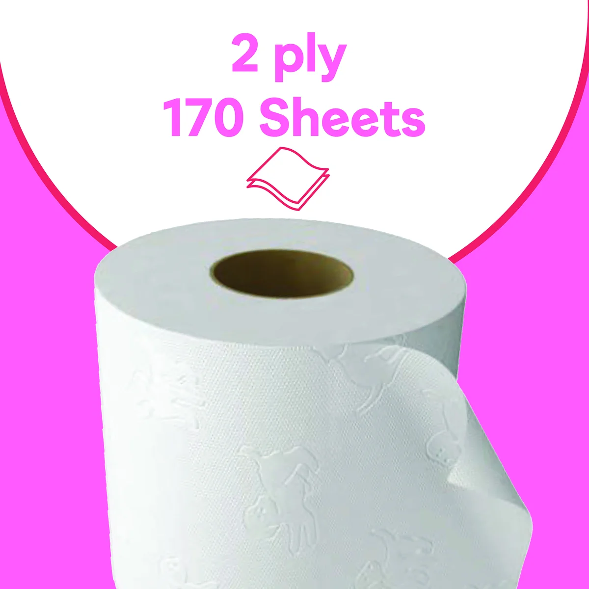 Andrex Family Toilet Roll 2-Ply 170 Sheets per Roll (Pack of 24) 4978918 - Image 4
